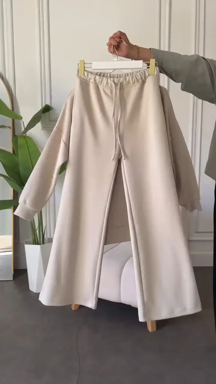 CH 589 Polo Winter Fleece Co-ord Set