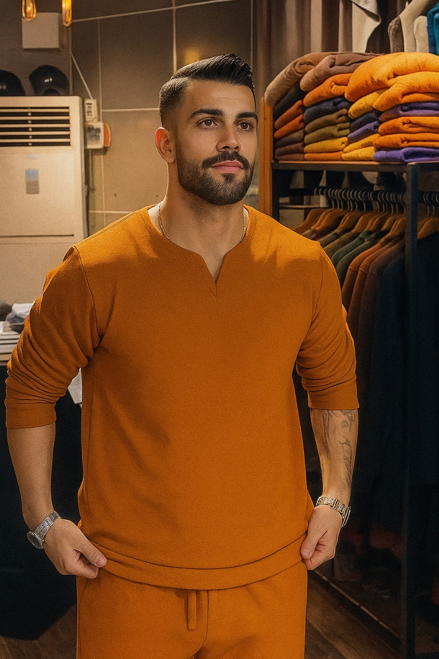 LI-46  NEW WINTER V-NECK TRACKSUIT