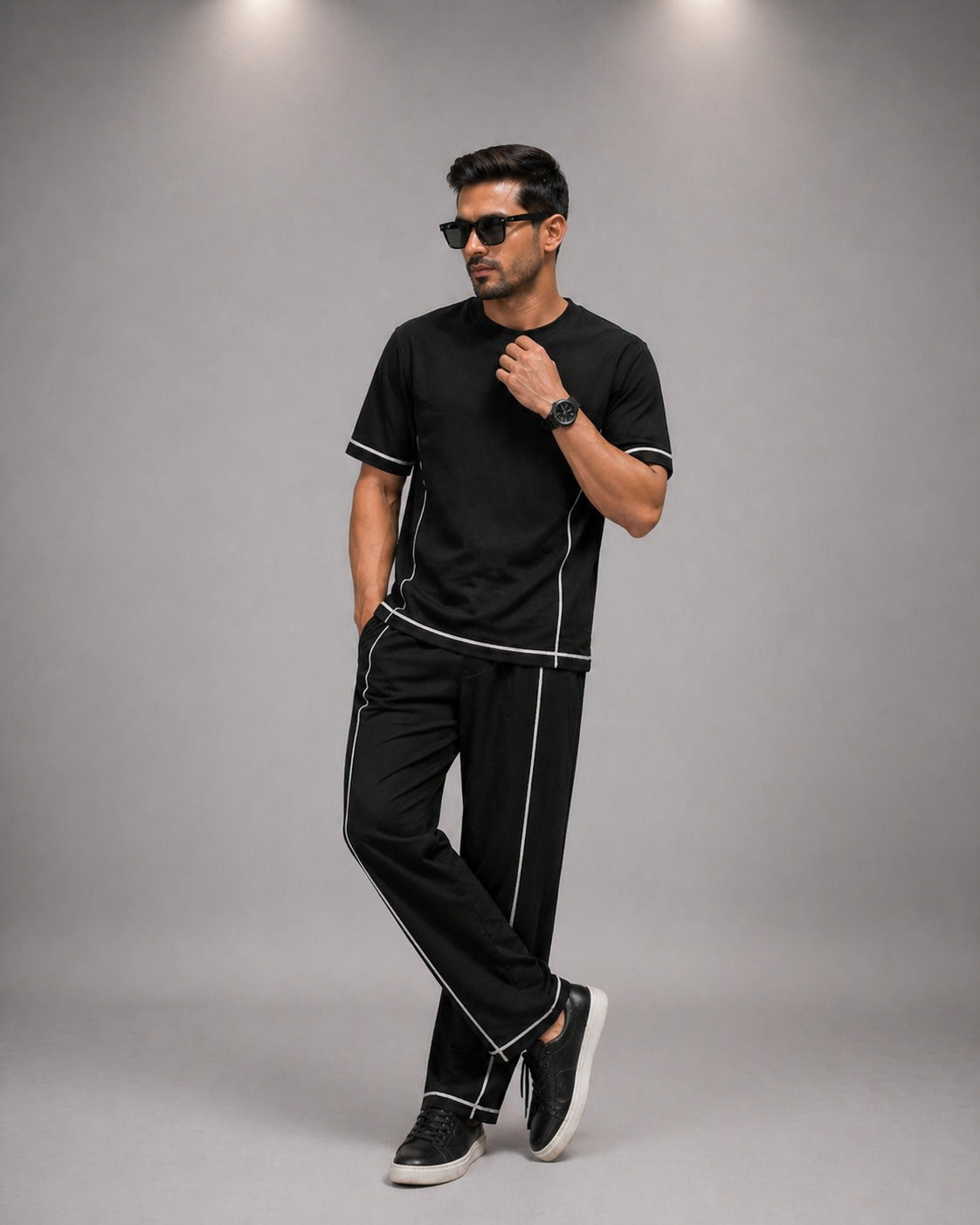 LI-95 | New Stride Luxe Co-Ord Ensemble (Pakistan
