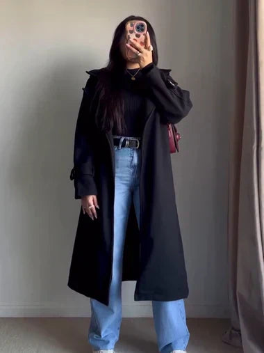 CH 516  Luxe Warm Fleece Longline Winter Coat