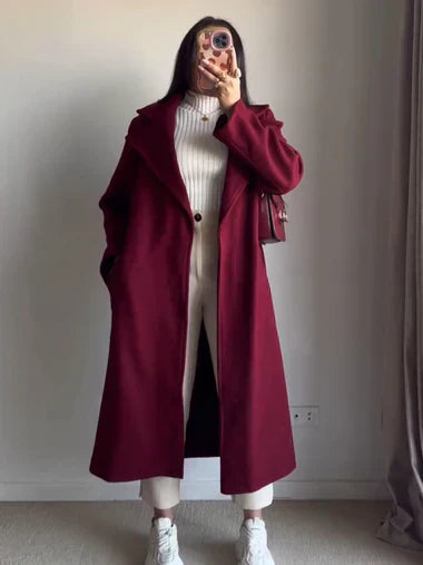 CH 516  Luxe Warm Fleece Longline Winter Coat