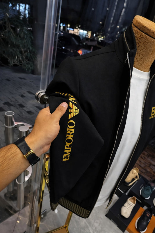 Men’s Premium Two-Piece Tracksuit Set – Zip Jacket & Jogger Pants- (W-18)