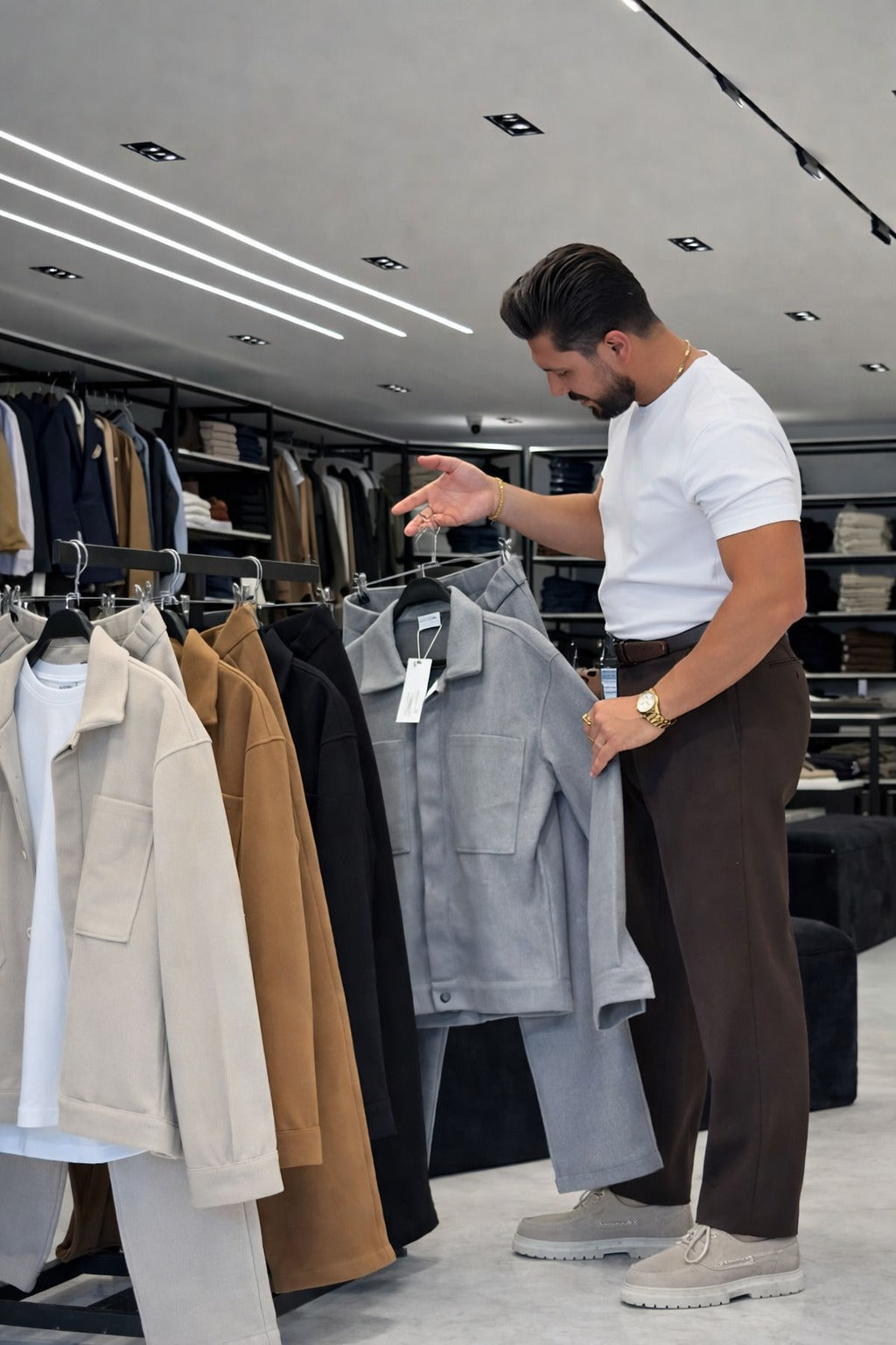 Men’s Premium Two-Piece Co-Ord Set – Modern Casual Tracksuit - (W-12)