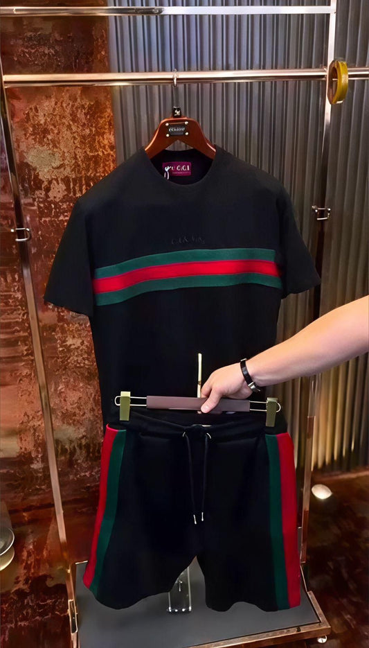Men’s Premium Gucci Co-Ord Set  T-Shirt with Shorts ( V-15 GUCCI)