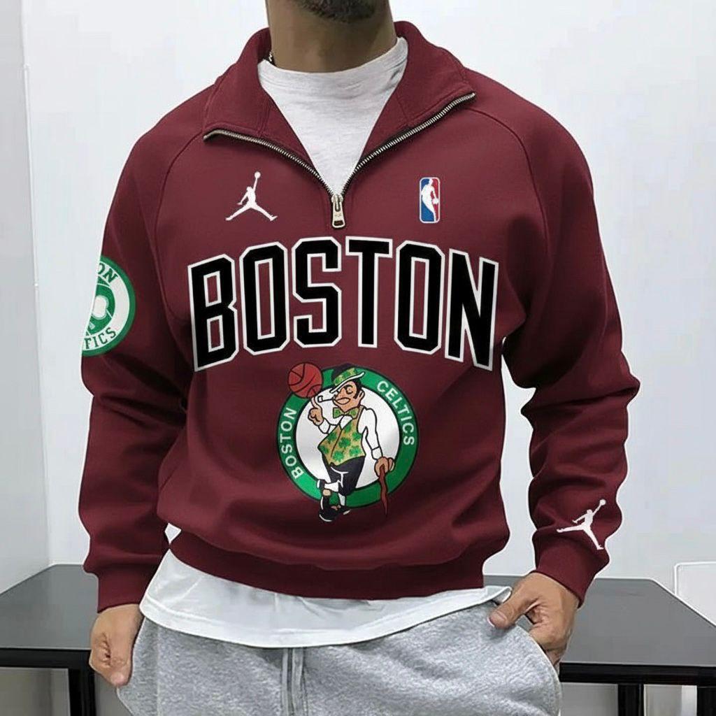 Boston Celtics Classic Green Sweatshirt-(S4)