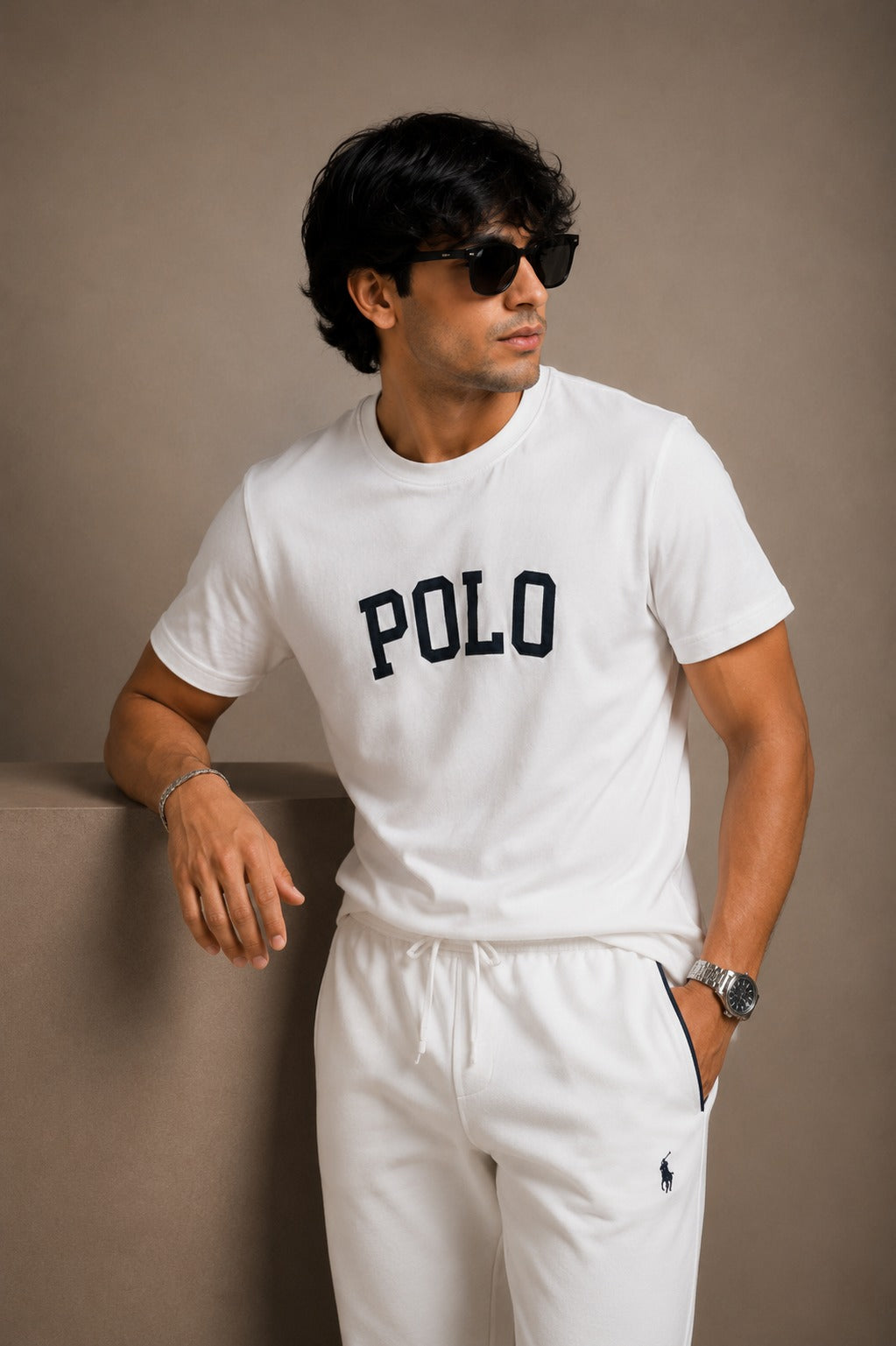 LI-121  Polo Signature Premium Tracksuit Set Regu